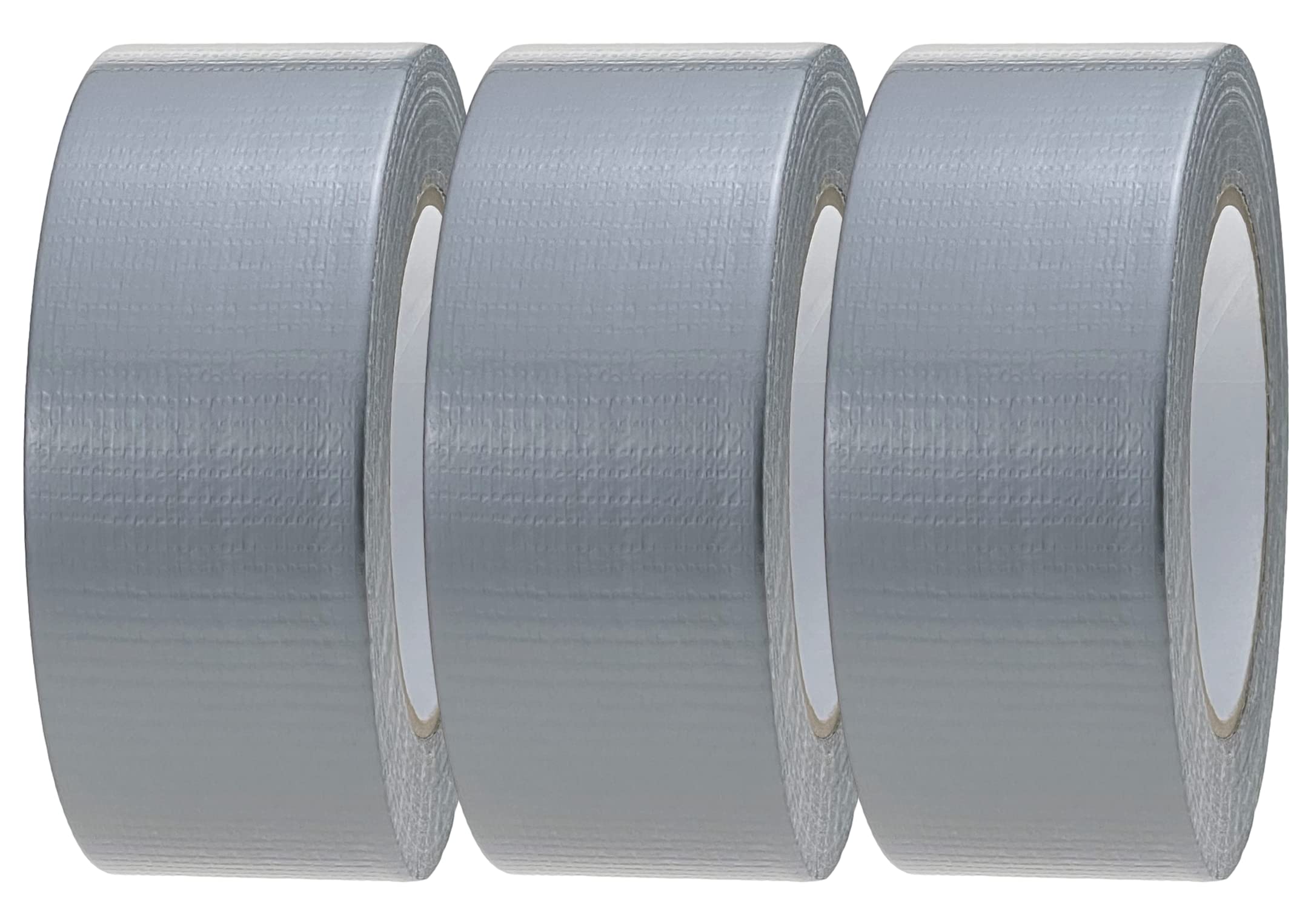 Crimson Starfish Silver Duct Tape | 3 Rolls of 48mm x 45m Gaffer Tape | Water Resistant Duct Tape | Adhesive Tape Multi-Use for Indoor/Outdoor | Ultra Strong Adhesive Tape