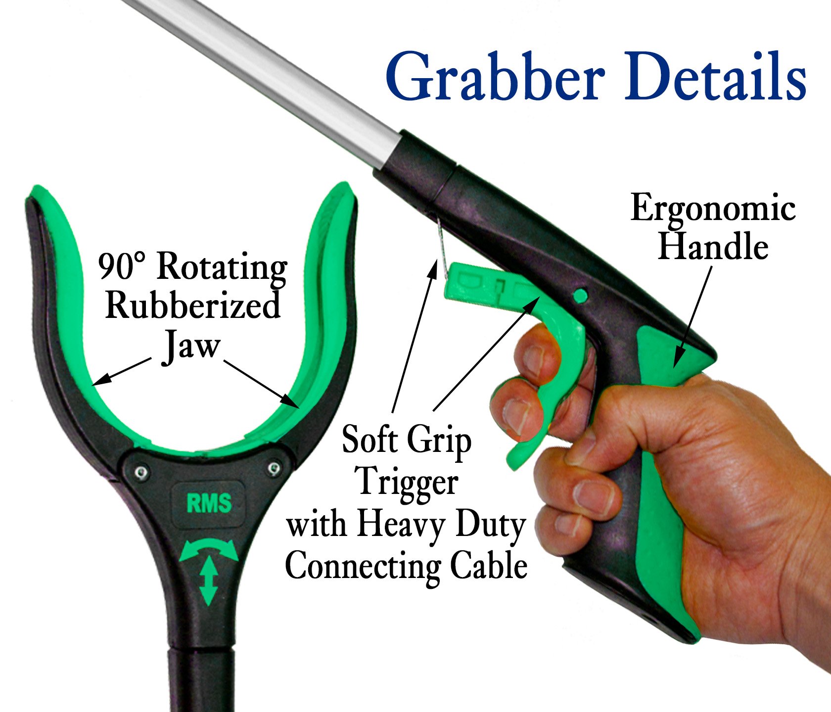 Grip Grabber Reacher Gripper Mobility Aid Reaching Assist Tool Didabled