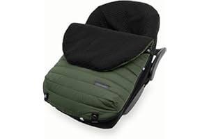 Little Unicorn Infant Car Seat Footmuff – Weather-Resistant Baby Bunting Bag with Magnetic Closure, Non-Slip Backing & Open Harness Design – Universal Fit Winter Cover for Baby Car Seat & Stroller