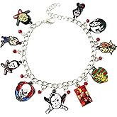 LMBOGIY Horror Bracelet Metal Charm Bracelet for Men and Women