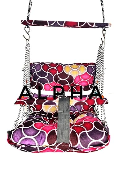 Sale Active Alpha Swings Garden Jula for Kids with Safety Belt (Multicolour, 1 to 4 Years)