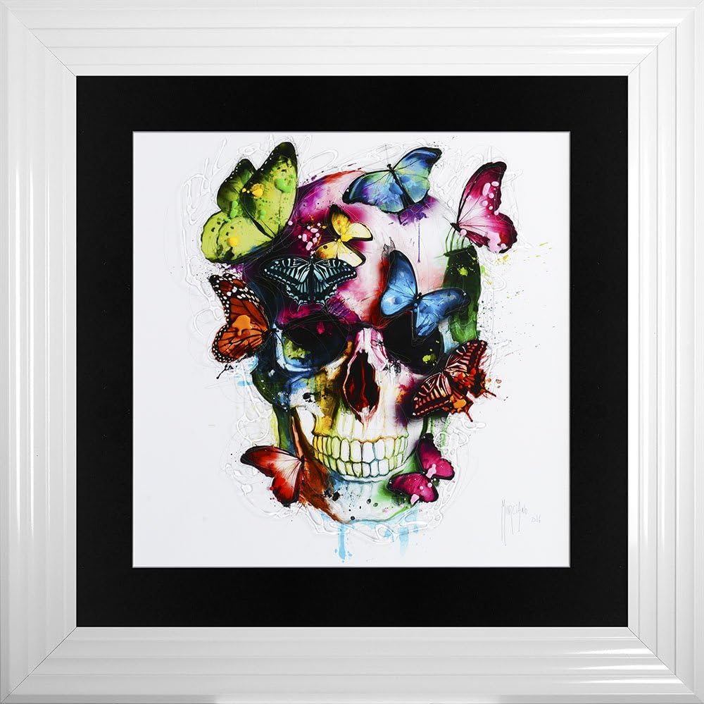Liquid Glass - SOULS COLOURS Picture by Patrice Murciano 75cm x 75cm (White Frame)