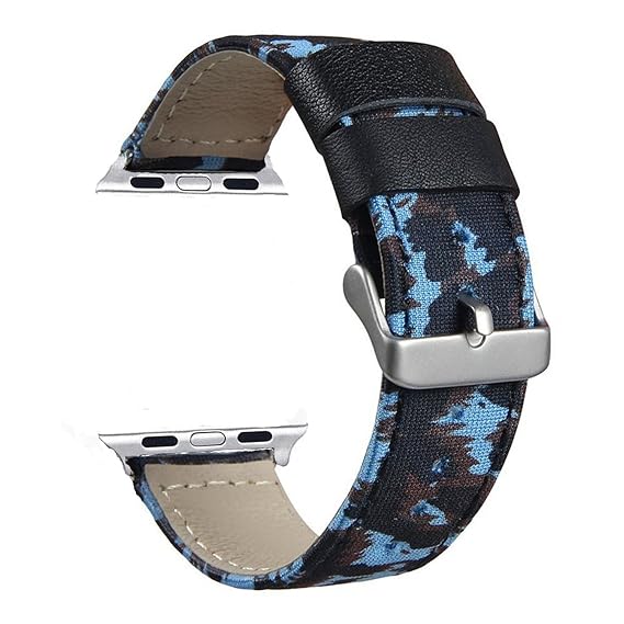 VONTER Band Compatible for Apple Watch 38mm 40mm - Smart Watch Band - Leather Strap Replacement Bands for iWatch Series 4 40mm Series 3 38mm Series 2 ...