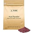 PURE ORIGINAL INGREDIENTS Acai Berry Powder (8 oz) Superfood, Vegan, Non-GMO, Gluten-Free