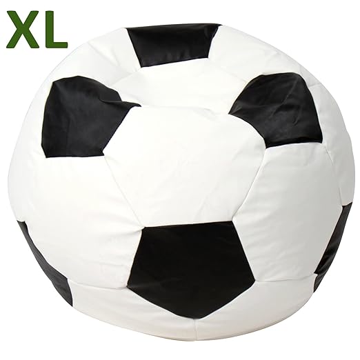 Miadomodo Jago - Sillón Puff en Forma de Pelota de fútbol de ...