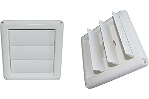 2 Central Vacuum Large Exhaust Vent Port For All Central Vacuum Systems Fits: Electrolux Eureka Filtex Frigidaire Hayden Hone