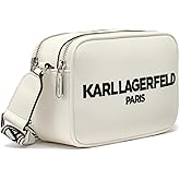 KARL LAGERFELD womens Maybelle Solid Crossbody With Logo