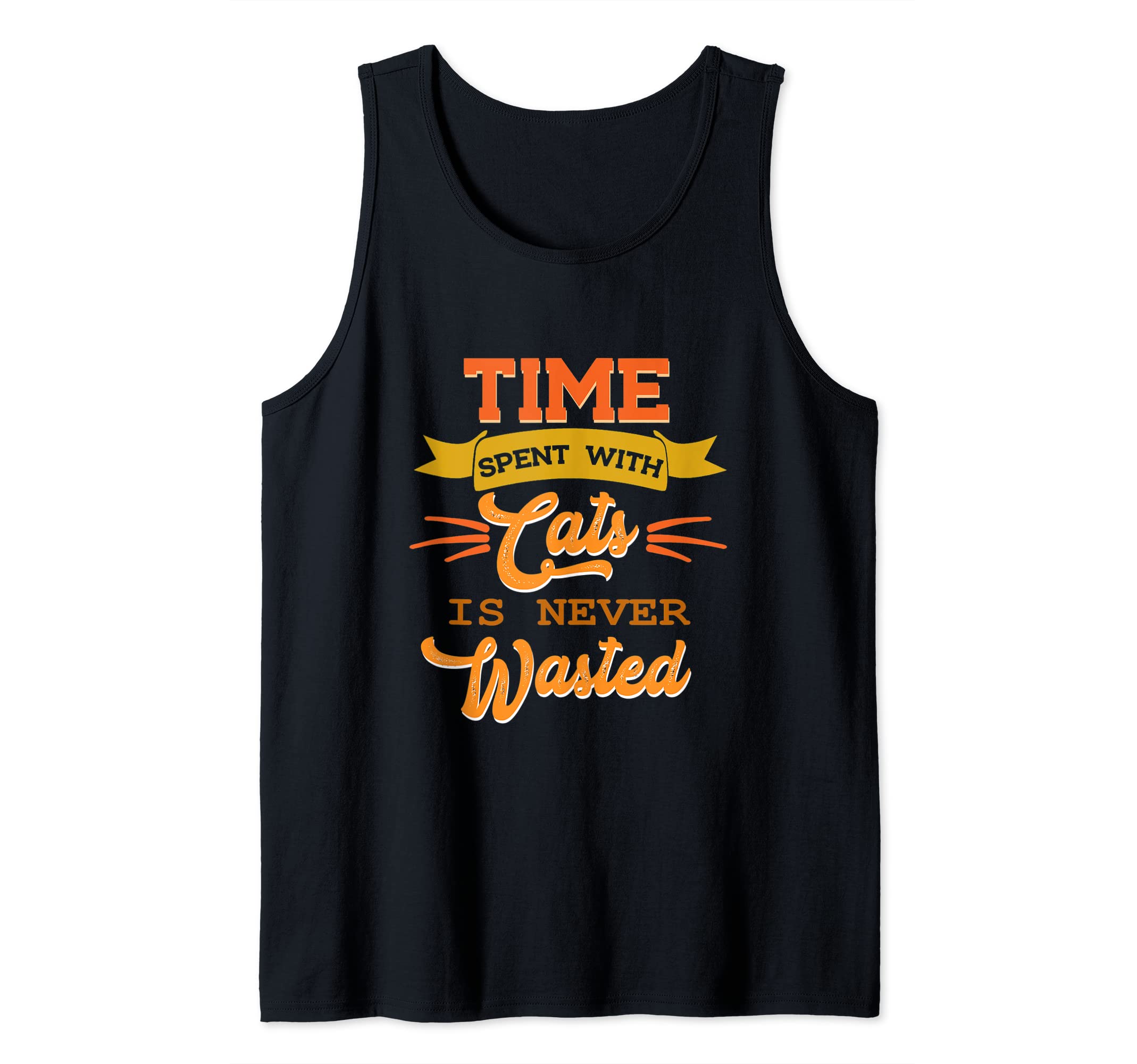 Time Spent With Cats Is Never Wasted Kitten Claw Meow Cat Tank Top