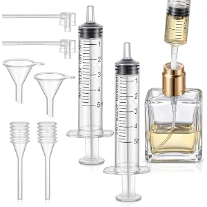 Yolev 8Pcs Perfume Refill Kit,Perfume Bottle Transfer Tool | PlasticClear Dispenser Set Perfume Transfer KitPerfume Dispenser