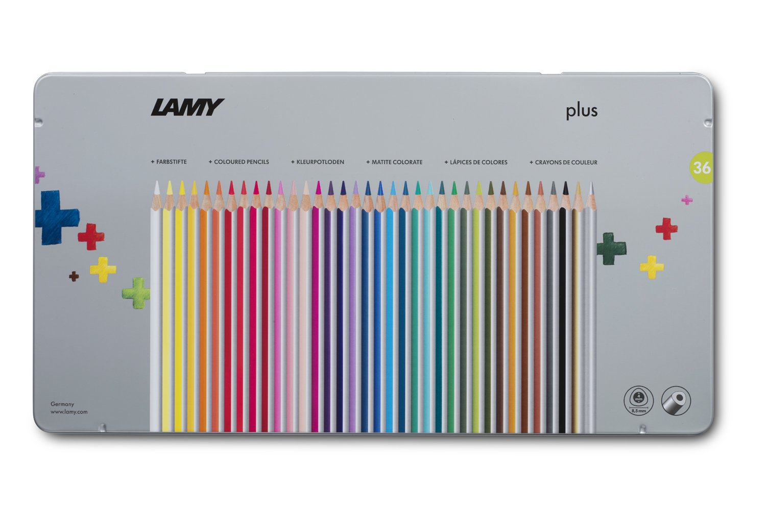 Lamy Plus Model 530 1226065 Metal Box of 36 Colouring Pencils