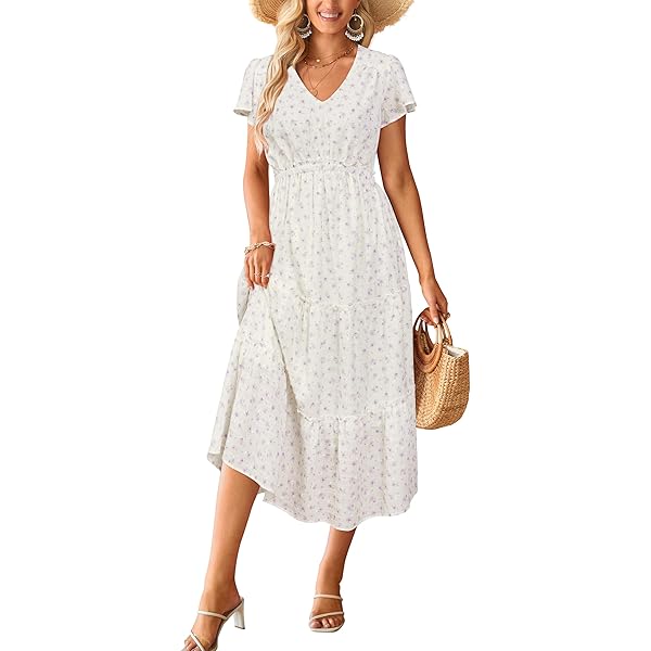 endless rose Smocked Lace Mini Dress, White, M at Amazon Women's Clothing  store