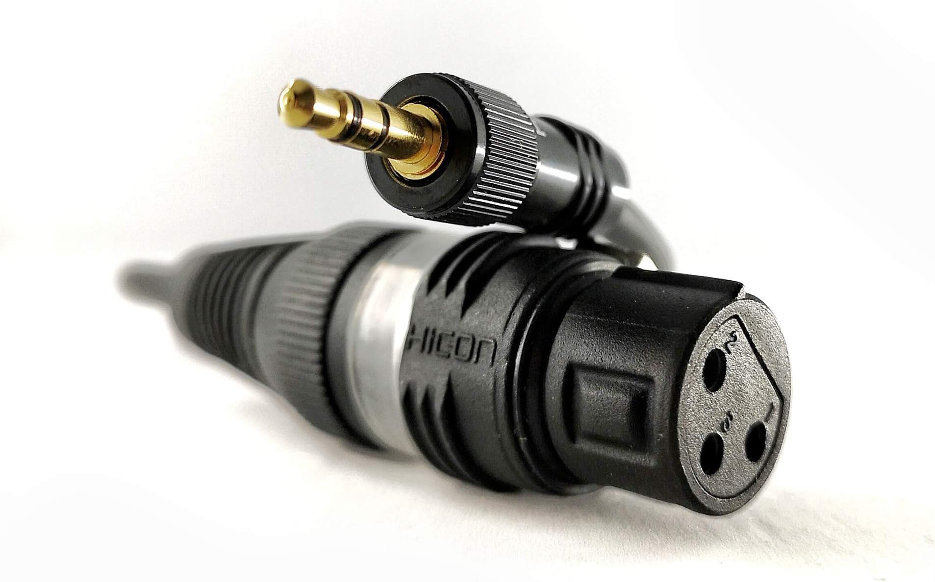 Adapter Cable 75cm Microphone Mini Jack 3.5 mm male to XLR Female for DSLR DSLM Cameras with Gold Connectors 0,75m SC-AK600-MF-0075