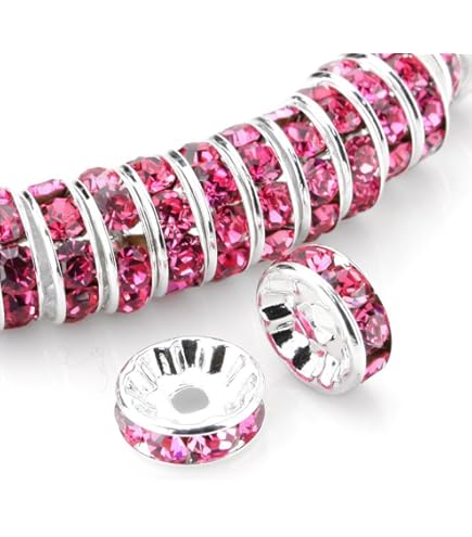 25 Cuentas De Cristal AA+ 10mm Adabele - Bolas Disco Ball Para Joyería Shamballa Y Bisutería