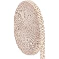 PH PandaHall 12m Tresse Gimp Marron 15mm - Dentelle Polyester Décorative Vintage Pour Couture, Rideaux, Costumes & Artisanat
