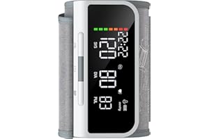 JOPHY Blood Pressure Monitors for Home Use, Digital Blood Pressure Machine Large Backlight Display, Automatic High Blood Pressure Adjustable Cuff 2 Users X 120 Reading Memory + Guest Mode