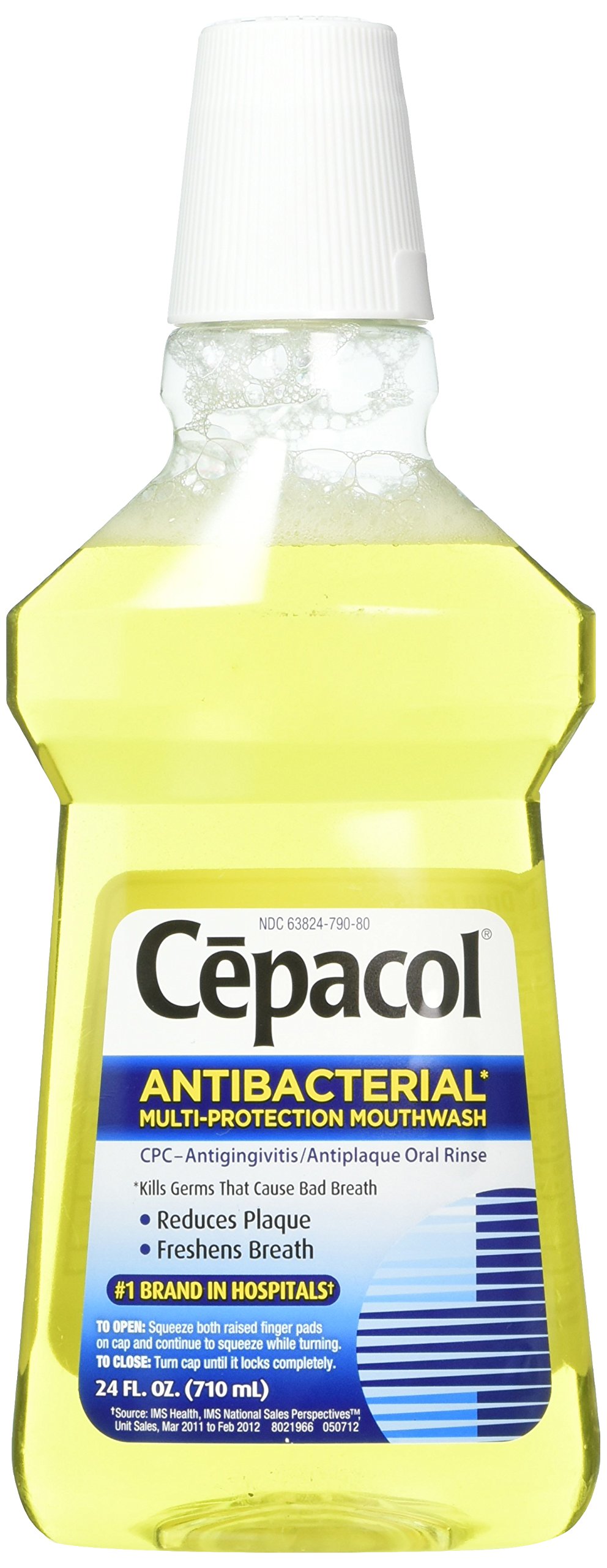 Cepacol Antibacterial Mouthwash, Gold, 48oz (2X24oz) Health & Personal Care