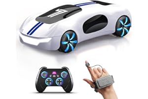 AEROQUEST Gesture Sensing Remote Control Car, Drift RC Stunt Car with Light Spray & Sound, 2.4GHz Hobby RC Cars Toy for Kids, 360° Rotate, Birthday Gifts for Boys Girls 4-12