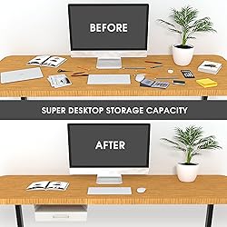 GOME White Under Desk Drawer Storage with