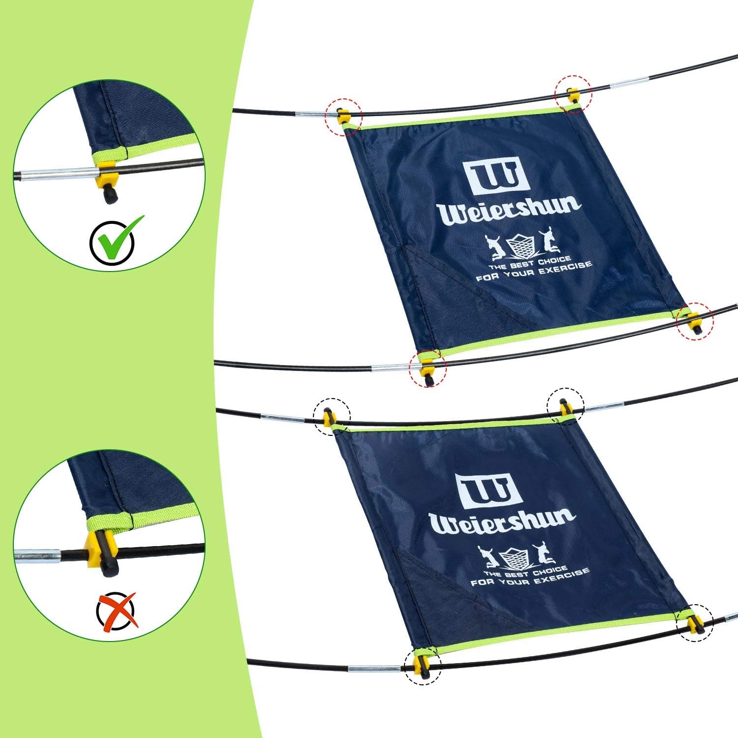 11 Pieces Complete Badminton Set, 9.8 feet Portable Net, 4 Rackets, 6 Shuttlecock for Starters, Family, Ball Games Outdoor Team Sports : Sports & Outdoors