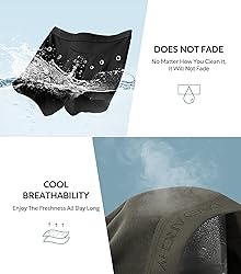DAVID ARCHY Mens Underwear Cotton Boxer Briefs with