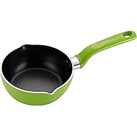 T-fal C96899 Excite Nonstick Dishwasher and Oven Safe PFOA Free Saucier Cookware, 0.85-Quart, Green