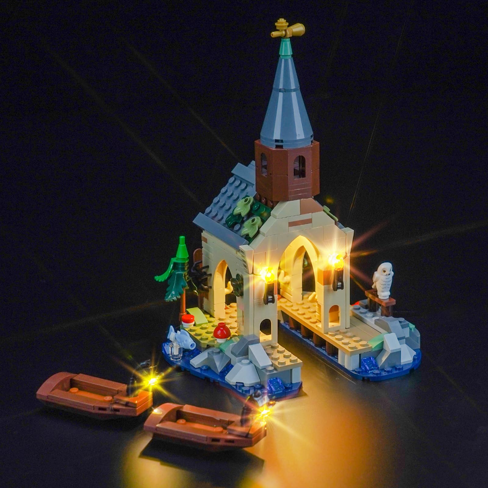 Light Kit for Lego Hogwarts Castle Boathouse 76426, Lighting Set for Lego 76426 Hogwarts Castle Boathouse - Not Include Models, Just Light Kit — image 1