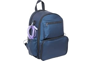FEWENER Feeding Tube Backpack for G Tube Gtube Feeding - 13.8" Upgraded Modified Enteral Feeding Pump Backpack for Teenagers/Adults/Blue