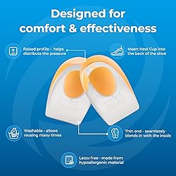 Gel Heel Pads, 2 Pack, FSA HSA Eligible, for
