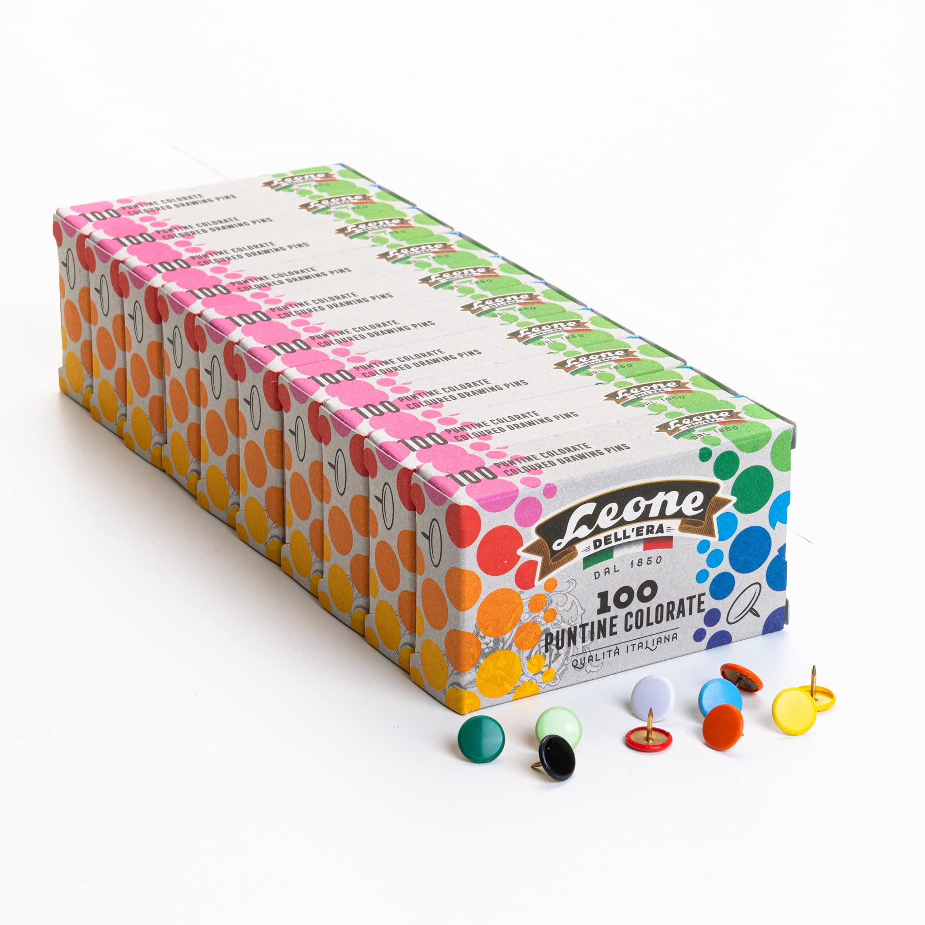 Leone Dell'Era Push pins, Assorted Colours