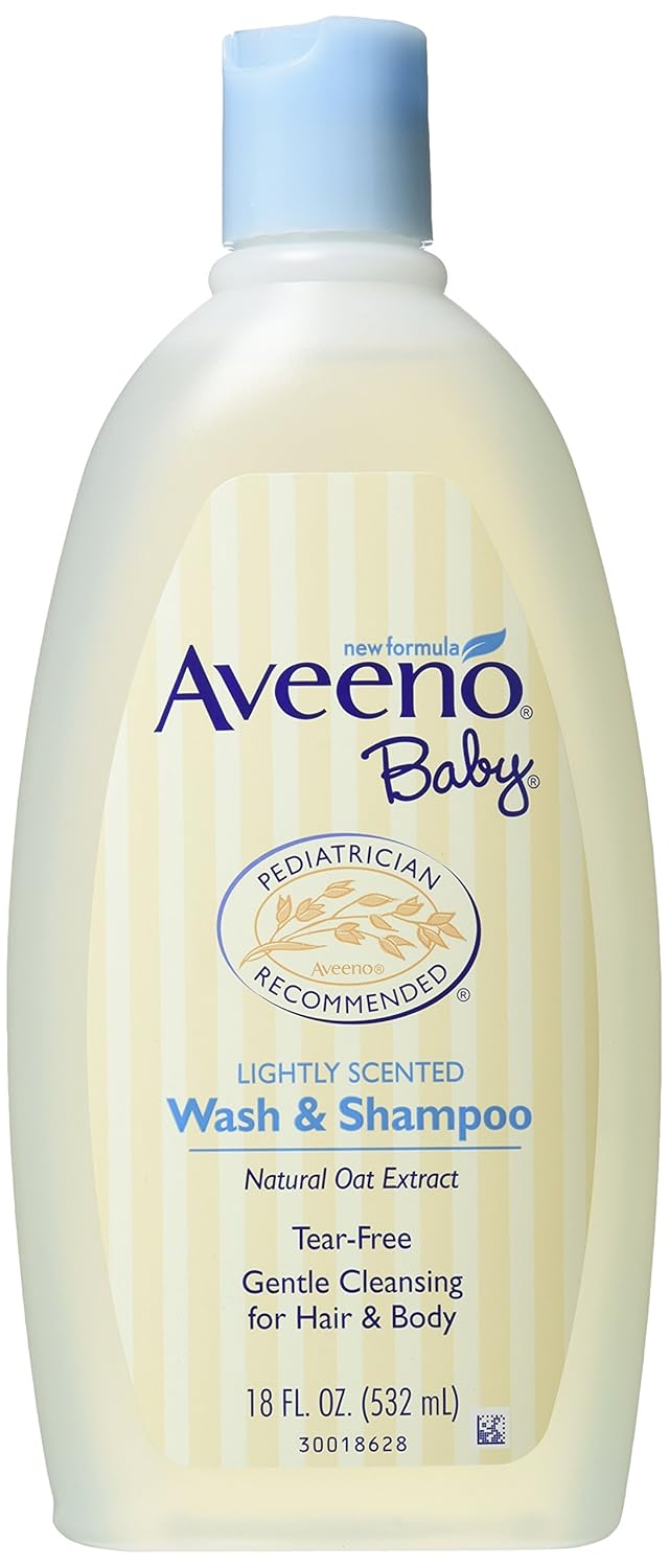 aveeno wash and shampoo 18 oz
