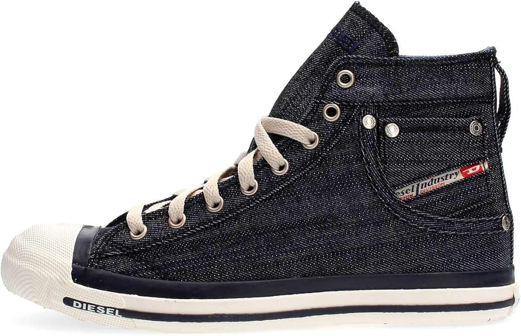 Amazon インディゴブルー メンズ スニーカー Magnete Exposure Sneaker Mid 00y3pr413 T6067 43 Diesel ディーゼル スニーカー