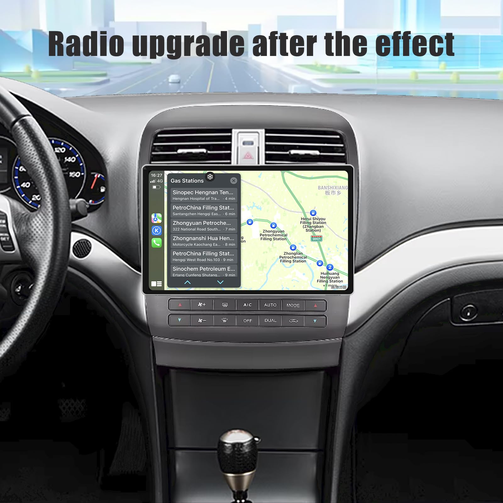 for Acura TSX 2004-2008 Android Radio Stereo 11.5-Inch 2000 * 1200 HD Touch Screen 1080P Multimedia Stereo Video Player with Android Auto CarPlay 5G WiFi GPS Navigation DSP Backup HD Camera FM/AM SWC