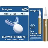 Auraglow Teeth Whitening Kit &amp; Extra Strength Whitening Pen