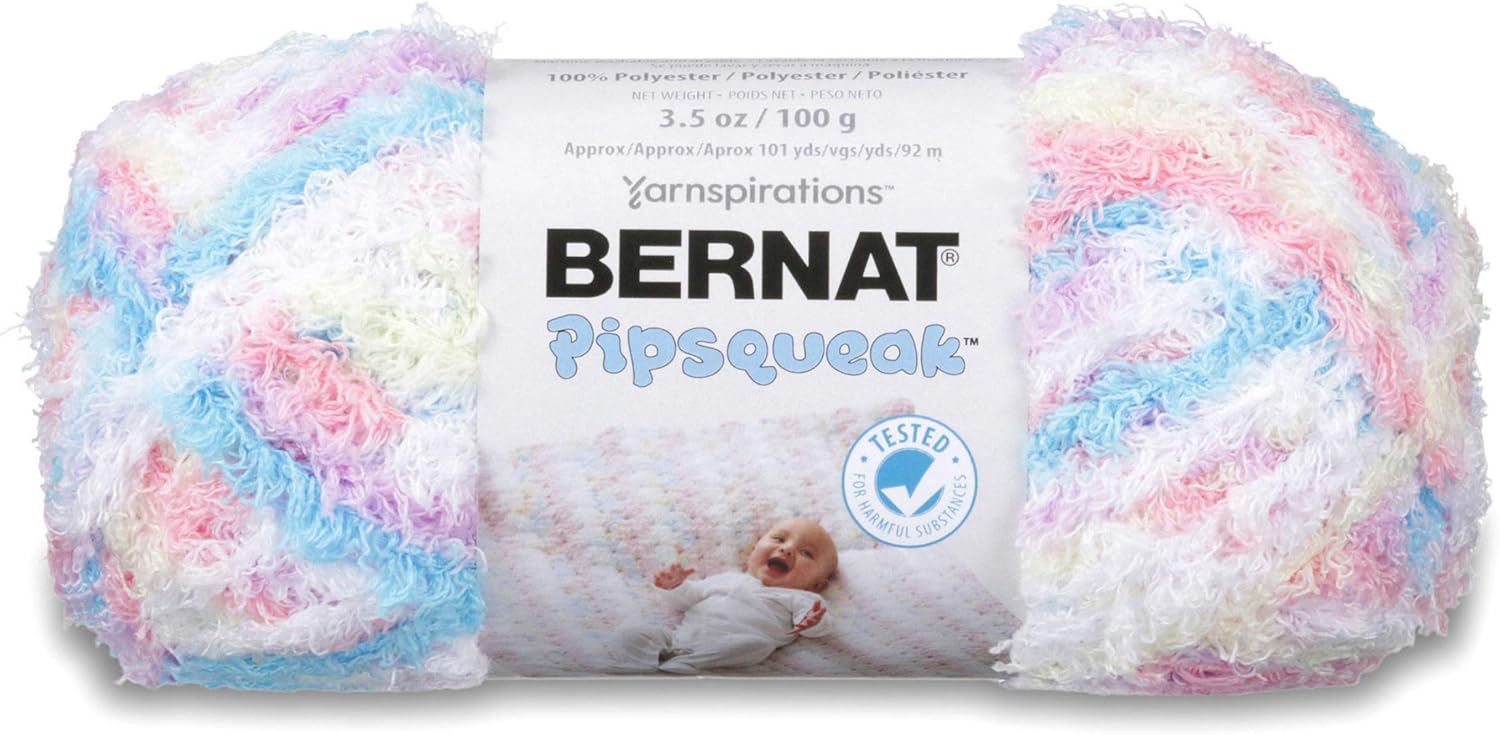 Bernat Pipsqueak Yarn, 3.5 oz, Gauge 5 Bulky, Sittin' Pretty