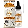 Range & Roots Colostrum Supplement - Liquid Bovine Colostrum - Alternative to Colostrum Powder - Support Gut Health, Immunity, Energy - Healthy Hair, Skin & Nails - Salted Caramel Flavor (30 Servings)