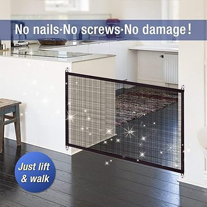 retractable safety door guard