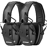 ZOHAN EM054 Electronic Ear Protection for Shooting Range with Sound Amplification Noise Reduction, Ear Muffs for Gun Range