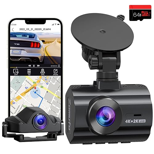 Gps Dash Cam Motion Detection Parking Mode Dash Camera For Cars