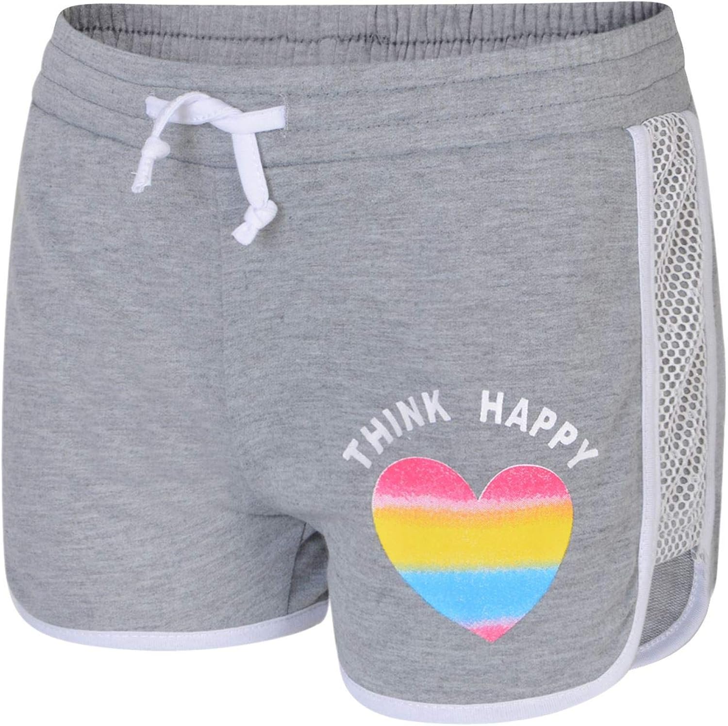 LOTMART Bambini Estate Pantaloncini Corsa Hart Mesh con Disegni Inserti
