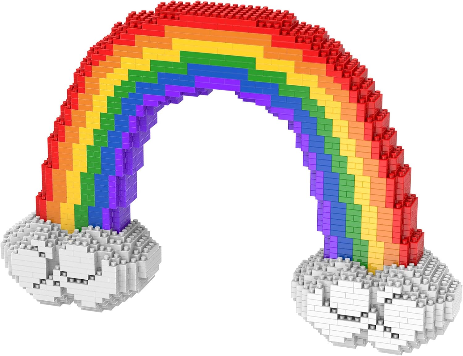 FOCO Officially Licensed Rainbow Arch BRXLZ 3D Bricks Construction Toy Model