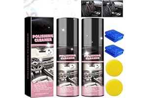 NIUYOU Car Interior Cleaner,100ml Car Interior Cleaner,Total Interior Cleaner & Protectant,Vehicle Interior Polish,Protectant & Dressing, Decontaminatio, Interior All Purpose Car Cleaner(2pcs)
