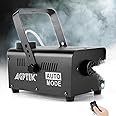 AGPTEK Fog Machine, Smoke Machine with Wireless Remote & Automatic Spray Function, Great for Halloween, Christmas, Wedding, Parties, DJ Performance & Stage Show
