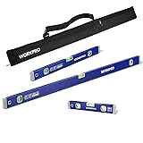 WORKPRO 3-Piece Spirit Level Set