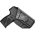 Amberide Boltaron IWB Holster for Most Pistols - Inside Waistband Concealed Carry - Adjustable Cant & 'Posi-Click' Retention - No Wear - No Jitter - Black - Made in USA