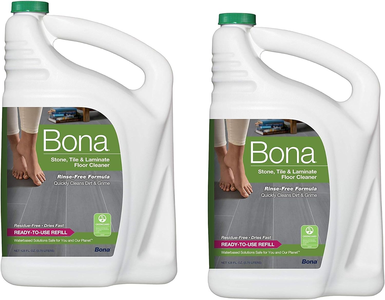 Bona Stone, Tile & Laminate Floor Cleaner Refill, 128 oz, 2