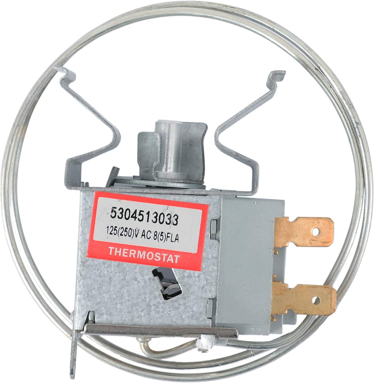 5304513033 Refrigerator Temperature Control Thermostat Fits for Frigidaire Kenmore Freezer Replaces 216715200, 216715201, 216715203, 297053873, AP6284905, PS12365300