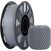 Creality Tough PLA 3D Printer Filament, Grey, 1‑Pack, 1KG Total | 1.75mm, Tough &amp; Durable, +/-0.02mm Accuracy, Smooth Printing, Compatible with Most FDM 3D Printers