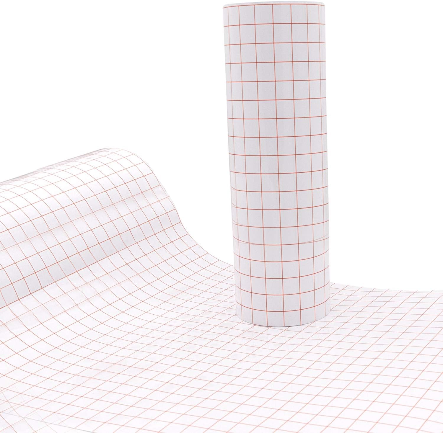 YRYM HT Clear Vinyl Transfer Paper Tape Roll-12 x 50 FT w/Alignment Grid Application Tape for Silhouette Cameo, Cricut Adhesive Vinyl for Decals,Signs, Windows, Stickers: Home & Kitchen