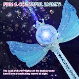 Britik Bubble Wand for Kids Light Music Fairy Princess Design 3-8 Years view 3