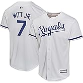 Bobby WITT Jr. Kansas City Royals MLB Kids Youth 8-20 White Home Player Jersey
